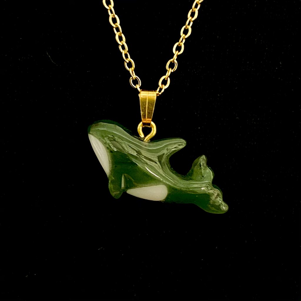 Jade Orca Necklace