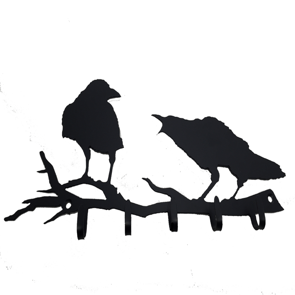 Crows Conversing Hooks