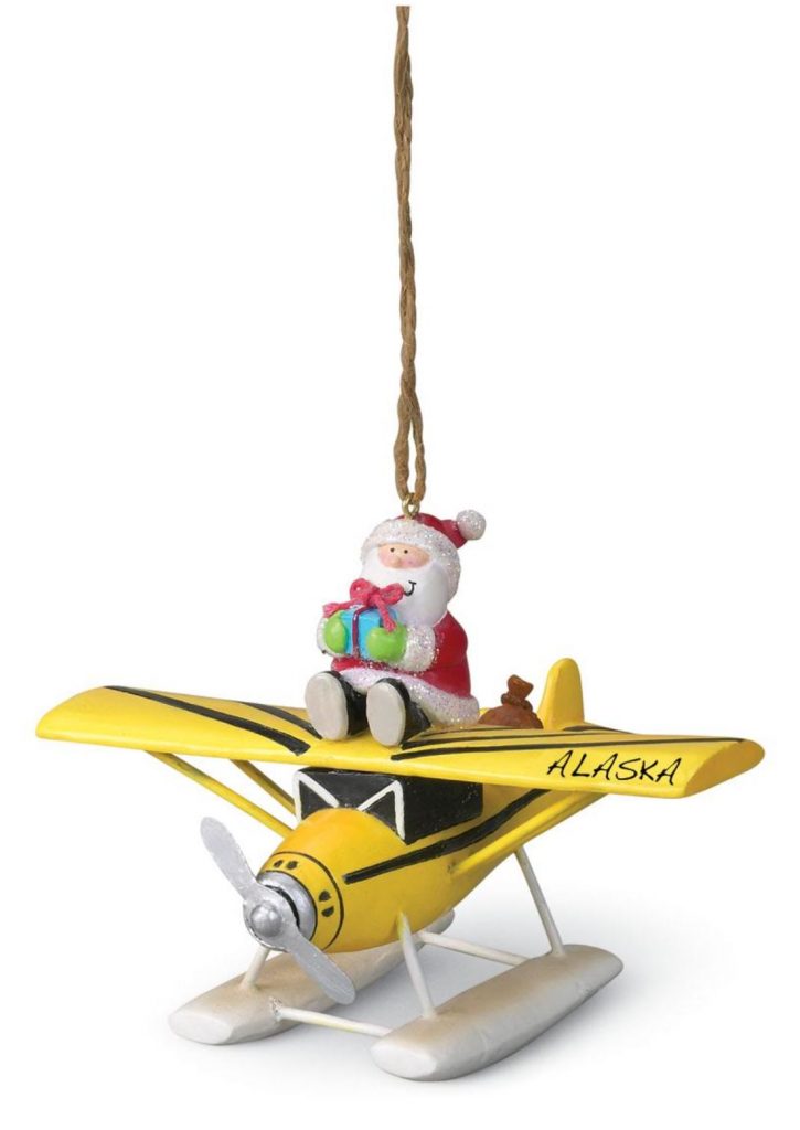 Santa on Float Plane