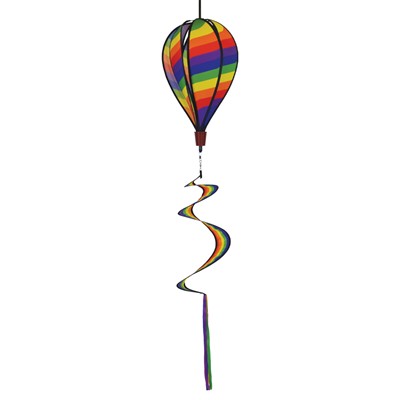 Rainbow Hot Air Balloon Windsock