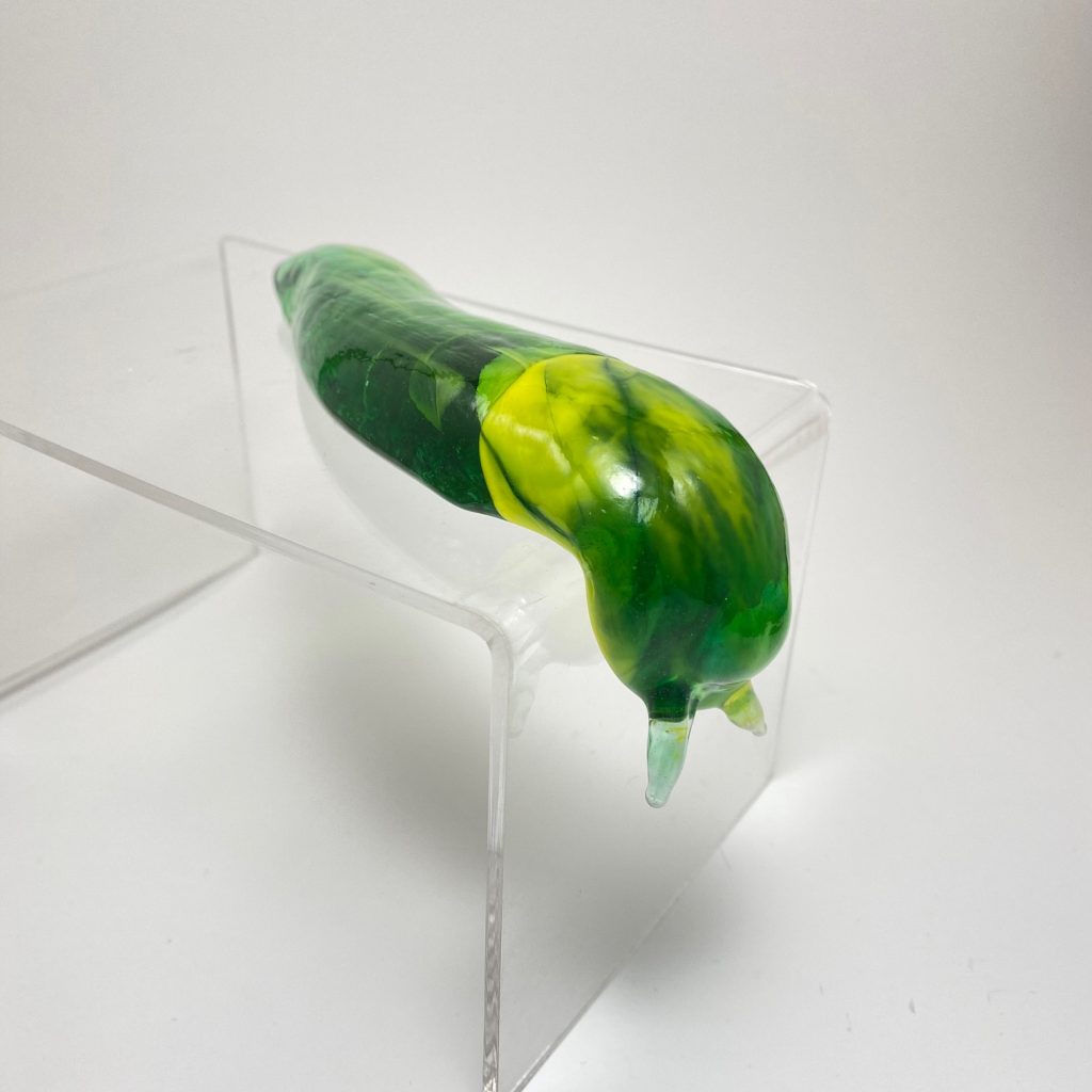 Recycled Glass Bent Banana Slug