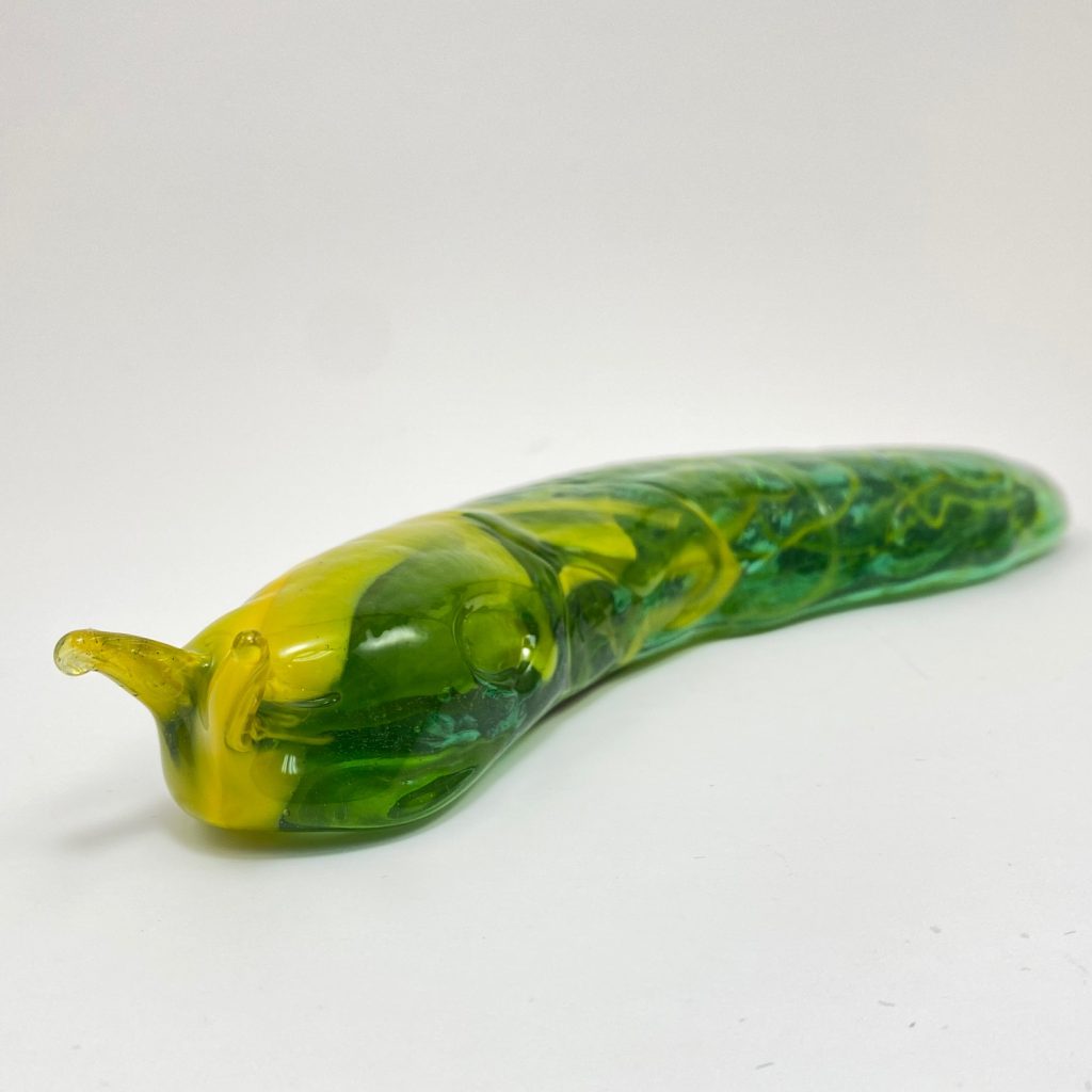 Recycled Straight Glass Banana Slug
