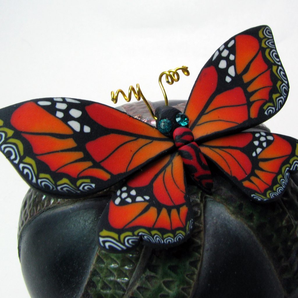 Monarch Butterfly Brooch